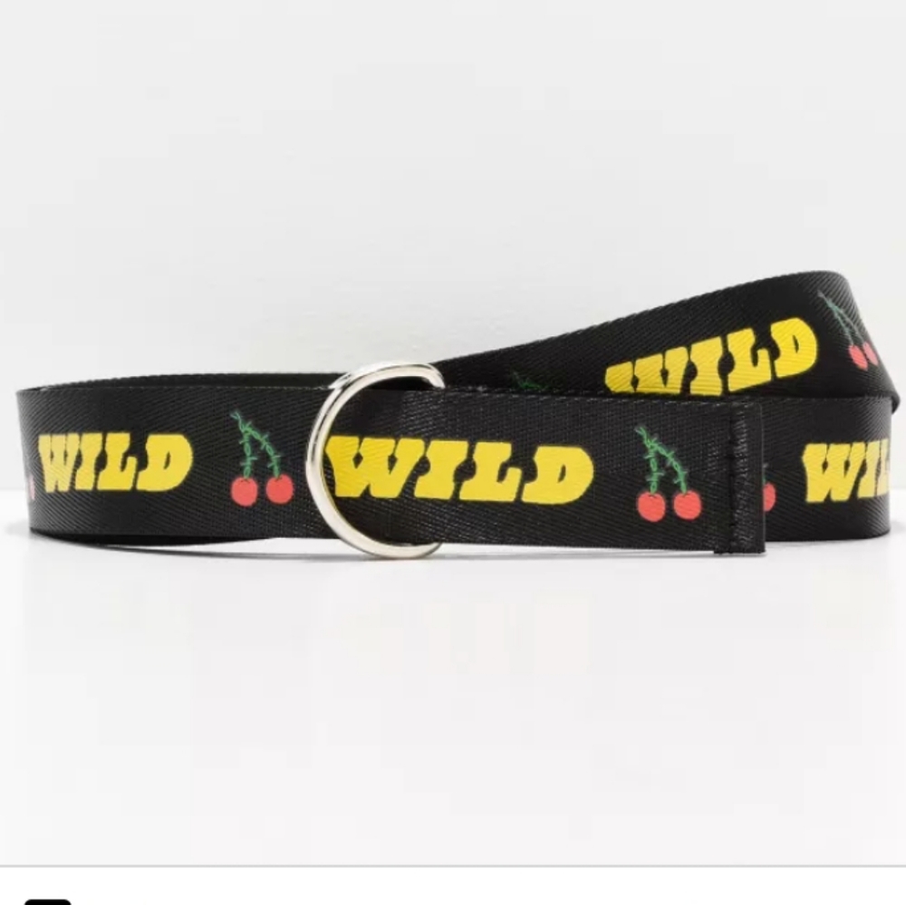 Wild Cherry Web Belt